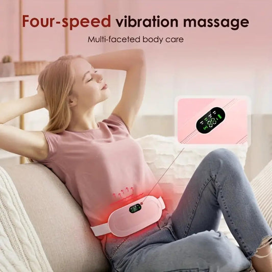 CrampFree™ Portable Menstrual Relief Heating Pad & Massager